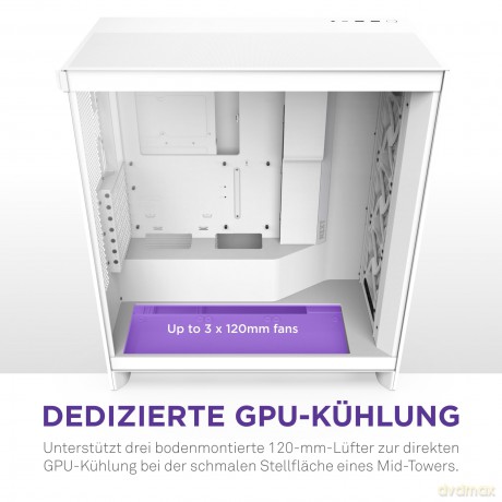 Obudowa H7 Flow Midi Tower z oknem (2024) Biała