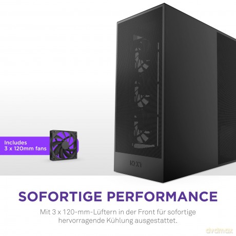 Obudowa NZXT H7 Flow Midi Tower z oknem (2024) Czarna