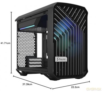Obudowa Torrent Nano RGB Black TG Light tint