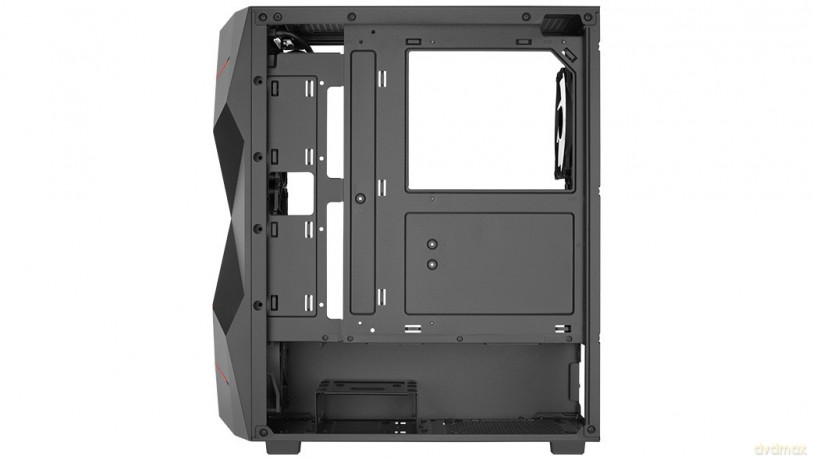 Obudowa Volcan Czarna Mid Tower RGB