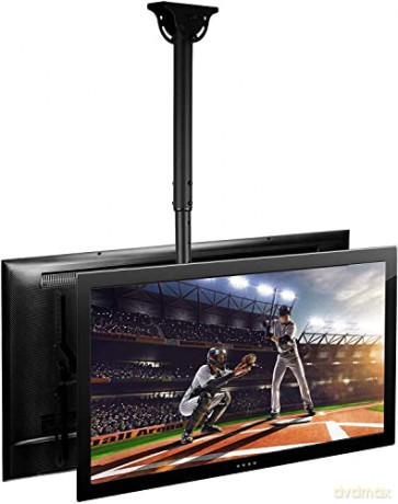Podwójny uchwyt sufitowy 2x TV LCD/LED 32-55cali 90kg regulowany