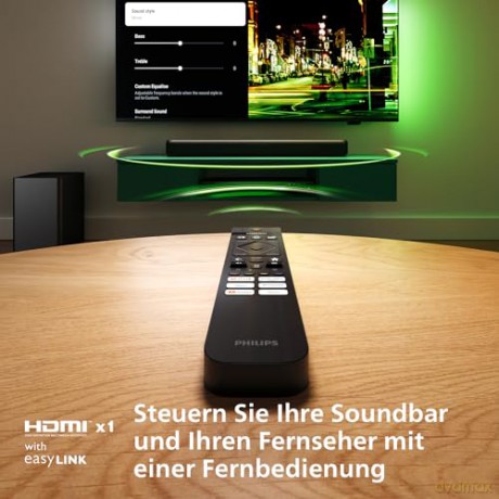 Soundbar 2.1 z bezprzewodowym subwooferem TAB5309/10