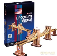 Puzzle 3d Most Brookliński 64 Elementy [PUZZLE]