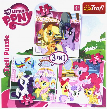TREFL 3w1 My Little Pony [PUZZLE]