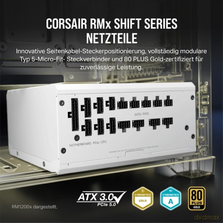 Zasilacz RM850X SHIFT 80+ GOLD ATX WHITE