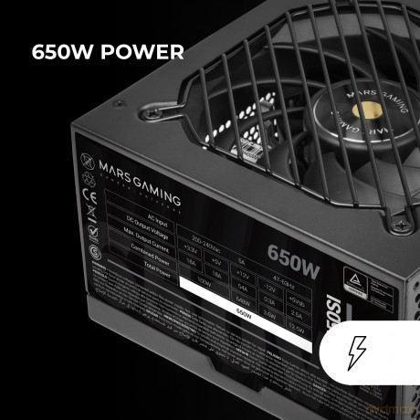 Zasilacz Tacens Mars MPB650SI 650W 80Plus Bronze