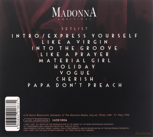 Madonna: Ambitious [CD]