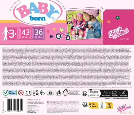 BABY born - Bike Seat (834329)