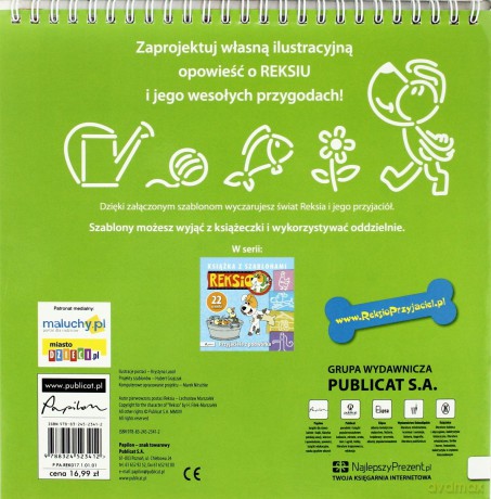 Reksio Wesołe Przygody Książka Z Szablonami [KSIĄŻKA]
