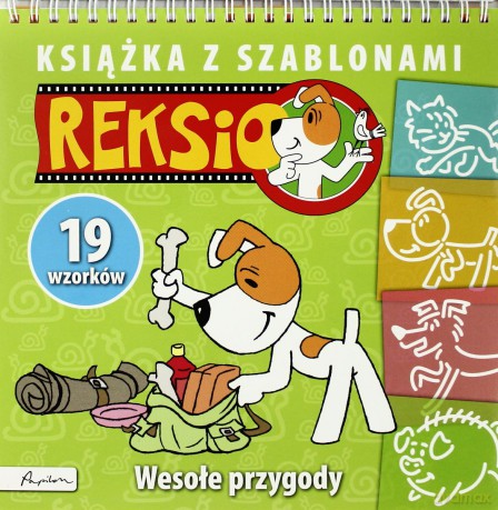 Reksio Wesołe Przygody Książka Z Szablonami [KSIĄŻKA]
