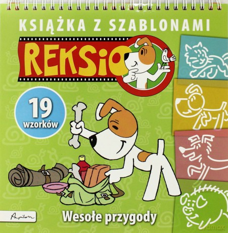 Reksio Wesołe Przygody Książka Z Szablonami [KSIĄŻKA]