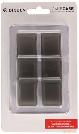 Bigben Game Case Set Black 6 Pieces