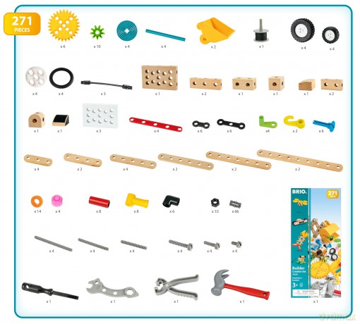 Zestaw kreatywny BRIO - Builder Creative Set - (34606)