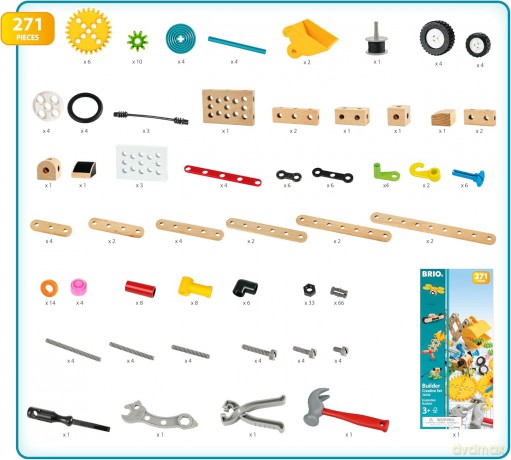 Zestaw kreatywny BRIO - Builder Creative Set - (34606)