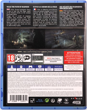 Call of Cthulhu [GRA PS4]