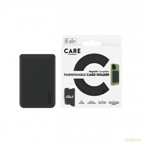 CARE by PanzerGlass - Cardholder - Black - iPhone [ETUI]