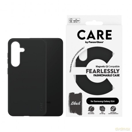 CARE by PanzerGlass - Case - Black - Samsung S24 [ETUI]