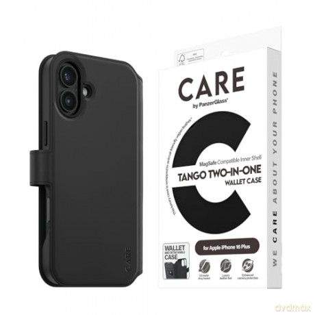 CARE by PanzerGlass - Case - Wallet - MagSafe - iPhone 16 Plus [ETUI]