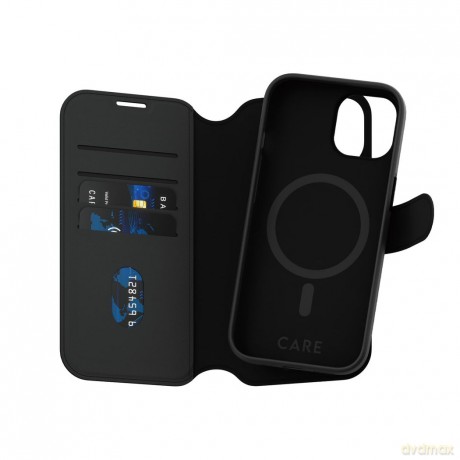 CARE By PanzerGlass - Case 2in1 Wallet - iPhone 15 - Black [ETUI]