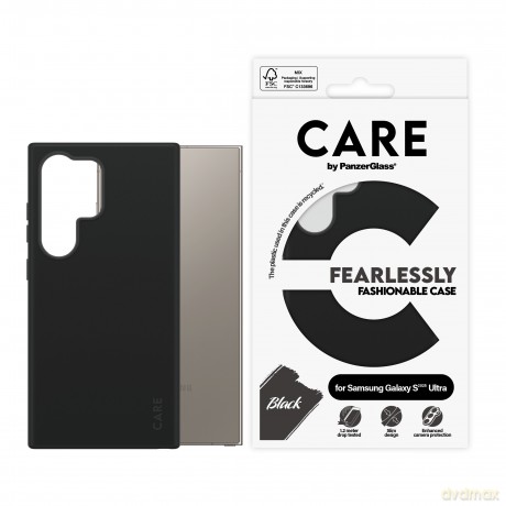 CARE by PanzerGlass - Fashionable Case Black Samsung Galaxy S 2025 Ultra [ETUI]