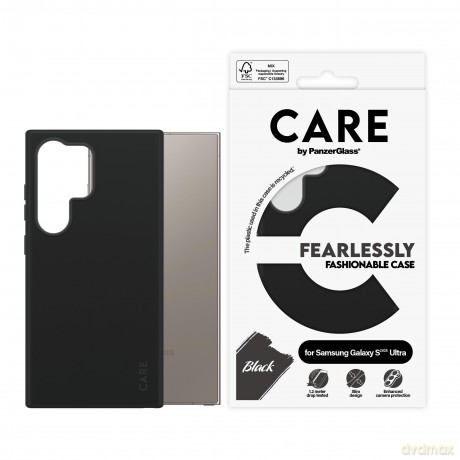 CARE by PanzerGlass - Fashionable Case Black Samsung Galaxy S 2025 Ultra [ETUI]