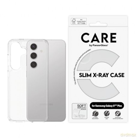 CARE by PanzerGlass - Fashionable Case Transparent X-Ray Soft Basic Samsung Galaxy S 2025 Plus [ETUI]