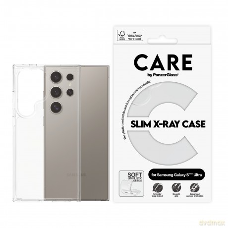 CARE by PanzerGlass - Fashionable Case Transparent X-Ray Soft Basic Samsung Galaxy S 2025 Ultra [ETUI]