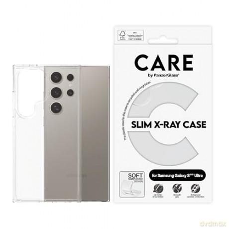 CARE by PanzerGlass - Fashionable Case Transparent X-Ray Soft Basic Samsung Galaxy S 2025 Ultra [ETUI]