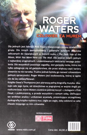 Roger Waters Człowiek Za Murem Tw - Dave Thompson [KSIĄŻKA]