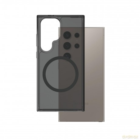 CARE by PanzerGlass - Flagship Case Urban Combat Smokey w. Black Qi Compatible Samsung Galaxy S 2025 [ETUI]