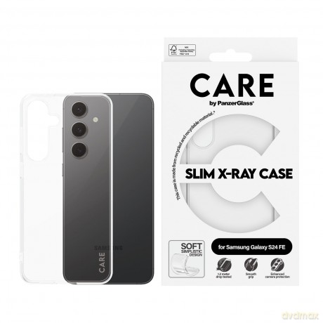 CARE by PanzerGlass Case - Transparent - Samsung Galaxy S23 FE [ETUI]