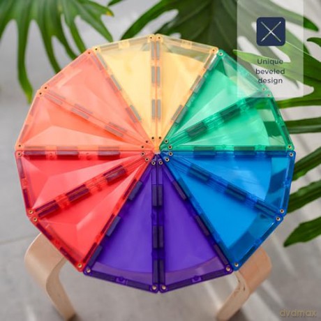 Connetix - Rainbow Geometry Pack 30 Pieces - (CT-R-00030-GE)