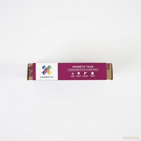 Connetix - Rainbow Geometry Pack 30 Pieces - (CT-R-00030-GE)