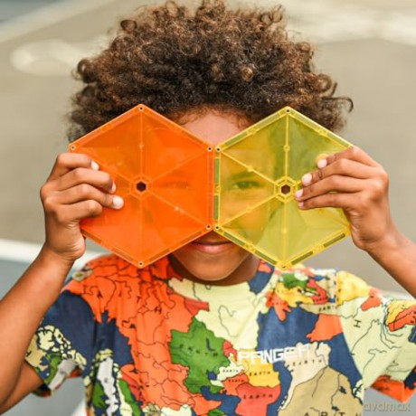Connetix - Rainbow Geometry Pack 30 Pieces - (CT-R-00030-GE)