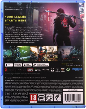 Cyberpunk 2077: Ultimate Edition [GRA PS5]