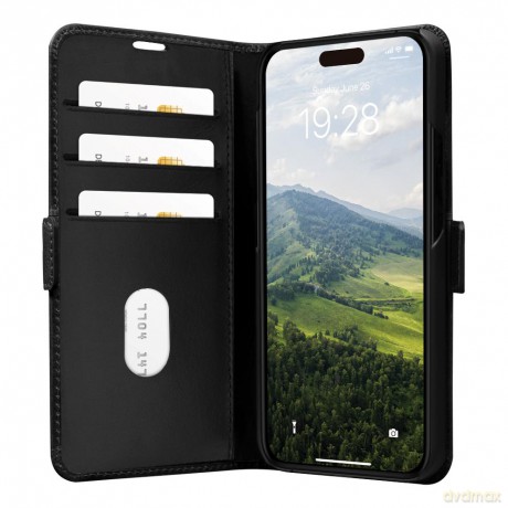dbramante1928 - Copenhagen Flip Case - iPhone 15 Pro - Black [ETUI]