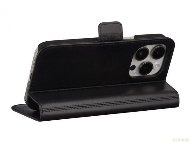 dbramante1928 - Copenhagen Flip Case - iPhone 15 Pro - Black [ETUI]