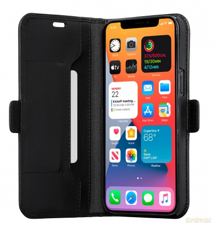 dbramante1928 - Copenhagen Slim Flip Case - Black - iPhone 12 Pro Max [ETUI]