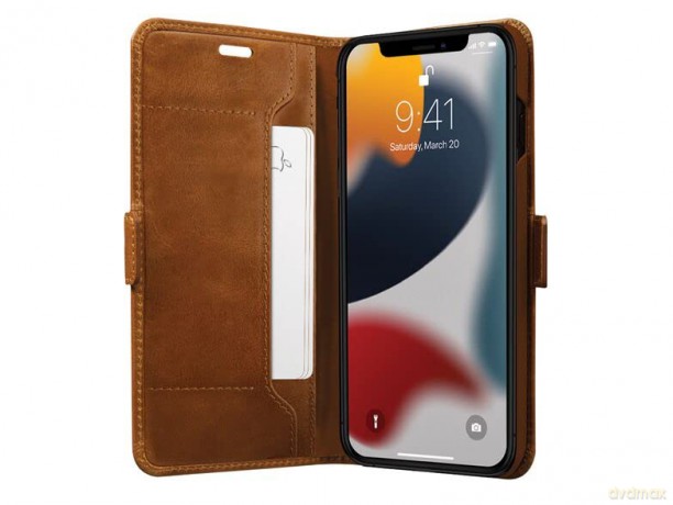 dbramante1928 - Copenhagen Slim Flip Case - iPhone 13 Pro - Tan [ETUI]
