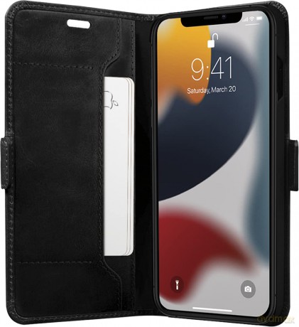 dbramante1928 - Copenhagen Slim Flip Case - iPhone 13 Pro Max - Black [ETUI]
