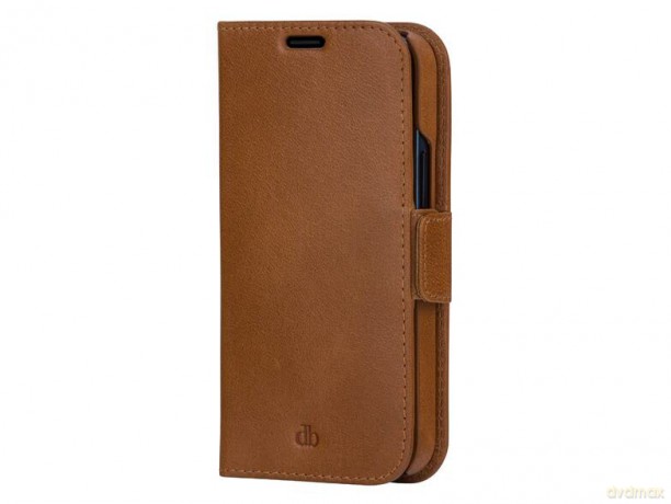 Etui z klapką dbramante1928 - Lynge Flip Case - iPhone 13 Pro Max - Tan [ETUI]
