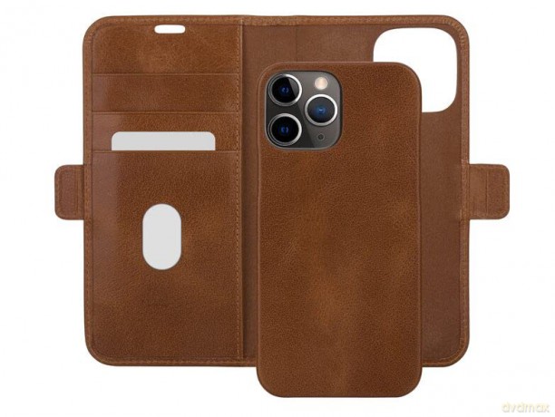 Etui z klapką dbramante1928 - Lynge Flip Case - iPhone 13 Pro Max - Tan [ETUI]