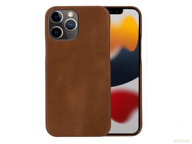 Etui z klapką dbramante1928 - Lynge Flip Case - iPhone 13 Pro Max - Tan [ETUI]