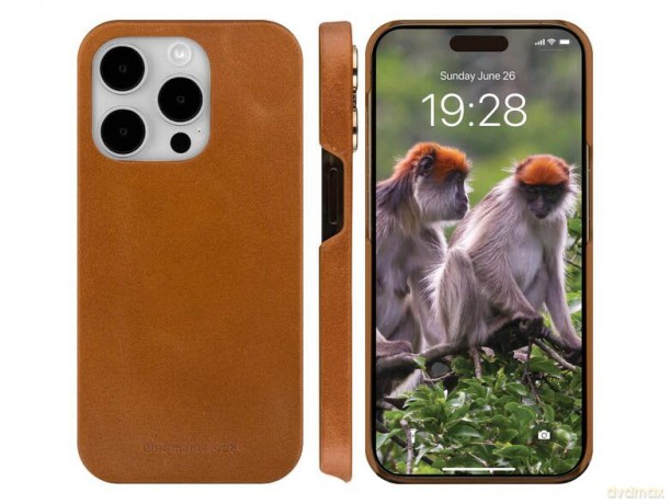 dbramante1928 - Lynge Flip Case - iPhone 15 Pro - Tan [ETUI]