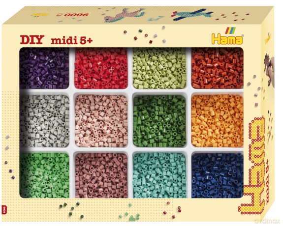 Hama - Midi Beads and Storage, New 2025 - (382096)