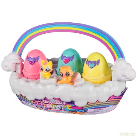 Hatchimals - Alive Neon Rainbow Basket - (6072741) [FIGURKA]