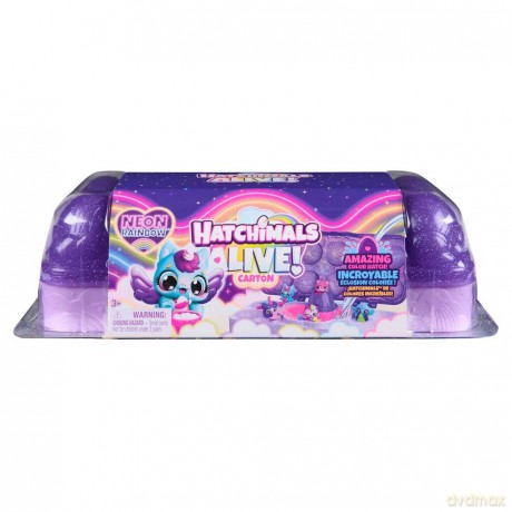 Hatchimals - Hatchimals Alive Neon Rainbow Carton - (6072615) [FIGURKA]