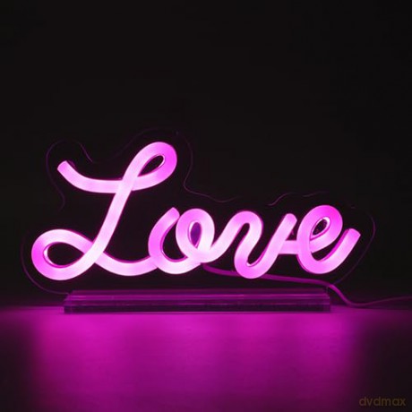 iTotal - LED sign - LOVE cursive
