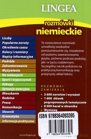 Rozmówki Niemieckie Wyd. 3 - Lingea [KSIĄŻKA]