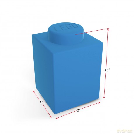 LEGO - Silicone Brick - Night Light w/LED - Blue